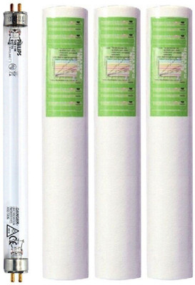 OSMOR UV Lamp Tube 11w Philips TUV 8" with 3 Spun PP Kit Solid Filter Cartridge(5, Pack of 4)
OSMOR UV Lamp Tube 11w Philips TUV 8" with 3 Spun PP Kit Solid Filter Cartridge(5, Pack of 4)