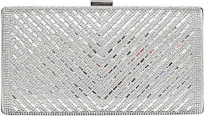 Bagaholics Party Silver Clutch