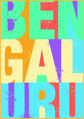 Bangaluru Wall Poster Fine Art Print(16.53 inch X 11.69 inch, Rolled)