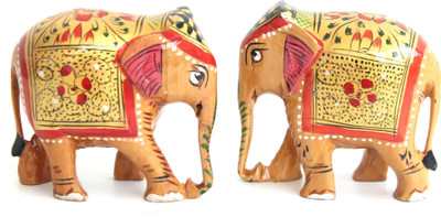 CRAFTS GALLERY Wooden Elephant Painted Figurines - 3 Inch Decorative Showpiece - 8 cm(Wooden, Multicolor)
CRAFTS GALLERY Wooden Elephant Painted Figurines - 3 Inch Decorative Showpiece - 8 cm(Wooden, Multicolor)