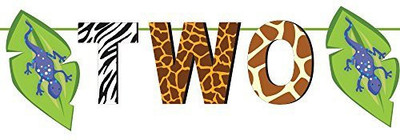 PARTY PROPZ JUNGLE BIRTHDAY DECORATION/ AGE BUNTING TWO SET OF 1/ JUNGLE PARTY SUPPLIES Banner(5 ft, Pack of 1)
PARTY PROPZ JUNGLE BIRTHDAY DECORATION/ AGE BUNTING TWO SET OF 1/ JUNGLE PARTY SUPPLIES Banner(5 ft, Pack of 1)