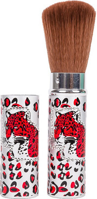 Dream Maker Retractable Face Powder Blush Brush (Red)(Pack of 1)
