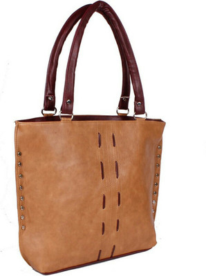 Ayesha Fashions Hand-held Bag(Tan)
