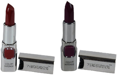 AV 7 Heven Intence Lipstick Red Wine 202, Very Mauve 502(Red Wine, Very Mauve, 3.8 g)