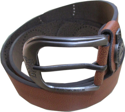 Aam Shopping Men Brown Genuine Leather Belt