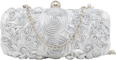 Tarusa Casual Silver Clutch