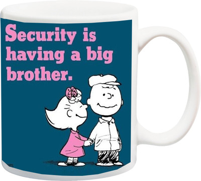 ME&YOU Raksha Bandhan Gifts For Brother/ Bro/ Bhai; Security Is Having A Big Brother Printed Ceramic Mug(325 ml), Blue
ME&YOU Raksha Bandhan Gifts For Brother/ Bro/ Bhai; Security Is Having A Big Brother Printed Ceramic Mug(325 ml), Blue