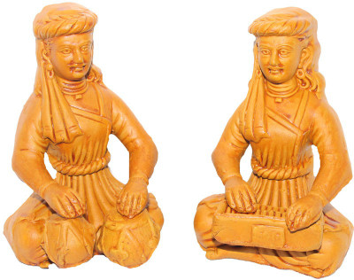 Sarvsiddhi Terracotta Rajasthani Plain Musical Showpiece Pair Decorative Showpiece - 16 cm(Terracotta, Brown)
Sarvsiddhi Terracotta Rajasthani Plain Musical Showpiece Pair Decorative Showpiece - 16 cm(Terracotta, Brown)