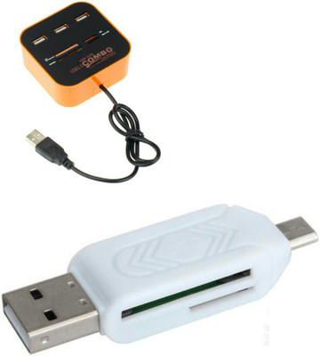 BB4 HIGH SPEED COMBO HUB PORT WITH OTG Micro SD+TF Card Reader USB Adapter(Multicolor)
BB4 HIGH SPEED COMBO HUB PORT WITH OTG Micro SD+TF Card Reader USB Adapter(Multicolor)