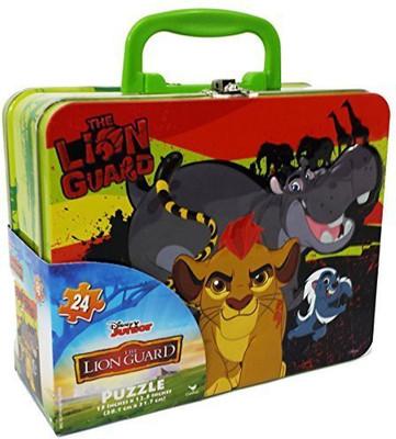 Cardinal Disney'S The Lion Guard Puzzle In Collectable Tin(24 Pieces)