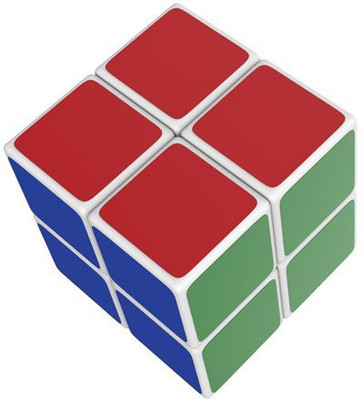 Aogv Beginners' Toys 2X2 Stickerless Speed Cube Gift For Kids(1 Pieces)