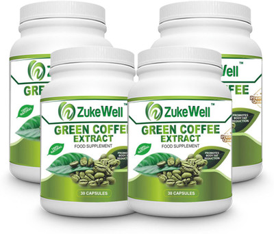 Zukewell Green Coffee Beans Extract (50% CGA) for Weight Management-30 Pure Veg Capsules Pack of 4(500 mg)
Zukewell Green Coffee Beans Extract (50% CGA) for Weight Management-30 Pure Veg Capsules Pack of 4(500 mg)