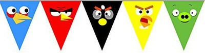 PARTY PROPZ ANGRY BIRD BIRTHDAY DECORATION /PENNANT BANNER 8FT/ ANGRY BIRD PARTY SUPPLIES Pennant Banner(6 ft, Pack of 1)
PARTY PROPZ ANGRY BIRD BIRTHDAY DECORATION /PENNANT BANNER 8FT/ ANGRY BIRD PARTY SUPPLIES Pennant Banner(6 ft, Pack of 1)