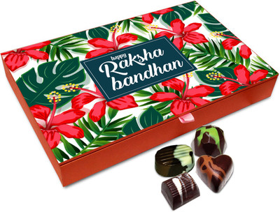 Chocholik Rakhi Gift Box - Festive Delight Chocolate Box For Brother / Sister - 12pc Truffles(144 g)
Chocholik Rakhi Gift Box - Festive Delight Chocolate Box For Brother / Sister - 12pc Truffles(144 g)
