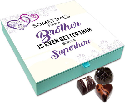 Chocholik Rakshabandan Gift Box - Sometime Being A Brother Chocolate Box For Brother / Sister - 9pc Truffles(108)
Chocholik Rakshabandan Gift Box - Sometime Being A Brother Chocolate Box For Brother / Sister - 9pc Truffles(108)