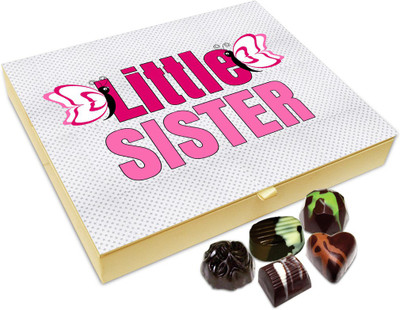 Chocholik Rakhi Gift Box - Little Sister You Are Awesome Chocolate Box For Brother / Sister - 20pc Truffles(240 g)
Chocholik Rakhi Gift Box - Little Sister You Are Awesome Chocolate Box For Brother / Sister - 20pc Truffles(240 g)