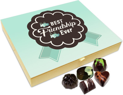 Chocholik Friendship Gift Box - We Have the Best Friendship Chocolate Box For Friends - 20pc Truffles(240 g)
Chocholik Friendship Gift Box - We Have the Best Friendship Chocolate Box For Friends - 20pc Truffles(240 g)