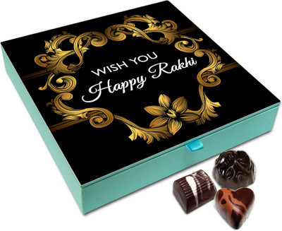 Chocholik Rakshabandan Gift Box - Aromatic Desire Chocolate For Brother / Sister - 9pc Truffles(108)
Chocholik Rakshabandan Gift Box - Aromatic Desire Chocolate For Brother / Sister - 9pc Truffles(108)