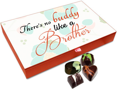 Chocholik Rakshabandan Gift Box - Best Buddy Chocolate Box For Brother / Sister - 12pc Truffles(144 g)
Chocholik Rakshabandan Gift Box - Best Buddy Chocolate Box For Brother / Sister - 12pc Truffles(144 g)