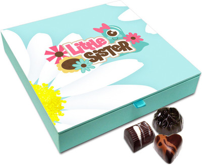 Chocholik Rakhi Gift Box - My love For Little Sister Chcolate Box For Brother / Sister - 9pc Truffles(108)
Chocholik Rakhi Gift Box - My love For Little Sister Chcolate Box For Brother / Sister - 9pc Truffles(108)
