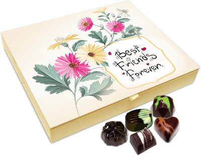 Chocholik Friendship Gift - You And I Best Friends Forever Chocolate Box For Friends - 20 Pc Truffles(240 g)
Chocholik Friendship Gift - You And I Best Friends Forever Chocolate Box For Friends - 20 Pc Truffles(240 g)