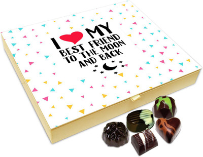 Chocholik Friendship Gift Box - I Love My Best Friends Chocolate Box For Friends - 20pc Truffles(240 g)
Chocholik Friendship Gift Box - I Love My Best Friends Chocolate Box For Friends - 20pc Truffles(240 g)