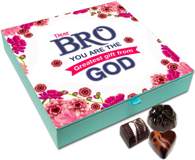 Chocholik Rakhi Gift Box - Wow Collection Of Chocolates For Brother / Sister - 9pc Truffles(108)
Chocholik Rakhi Gift Box - Wow Collection Of Chocolates For Brother / Sister - 9pc Truffles(108)