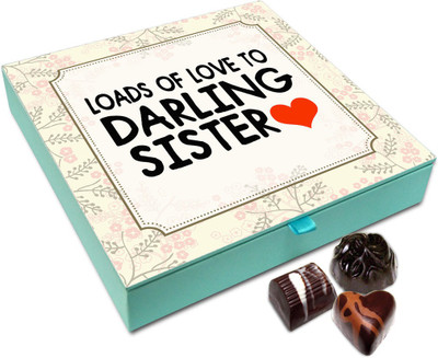 Chocholik Raksha-bandhan Gift Box - Loads Of Love Chocolates Box For Brother / Sister - 9pc Truffles(108)
Chocholik Raksha-bandhan Gift Box - Loads Of Love Chocolates Box For Brother / Sister - 9pc Truffles(108)