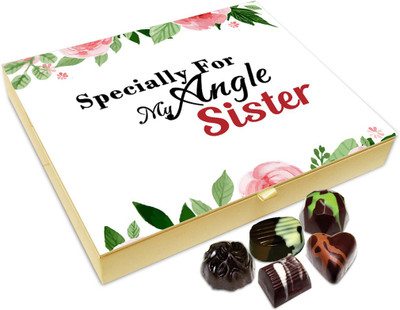 Chocholik Raksha-bandhan Gift Box - Specially For My Angel Sister Chcolate Box For Brother / Sister - 20pc Truffles(240 g)
Chocholik Raksha-bandhan Gift Box - Specially For My Angel Sister Chcolate Box For Brother / Sister - 20pc Truffles(240 g)