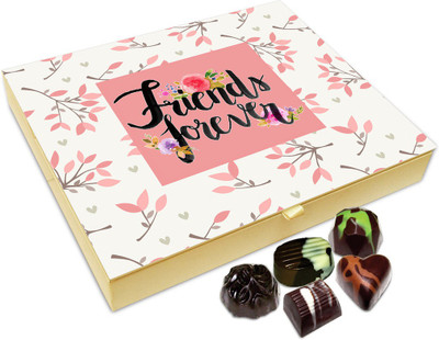 Chocholik Friendship Gift Box - We Will Be Friends Forever Chocolate Box For Friends - 20pc Truffles(240 g)
Chocholik Friendship Gift Box - We Will Be Friends Forever Chocolate Box For Friends - 20pc Truffles(240 g)