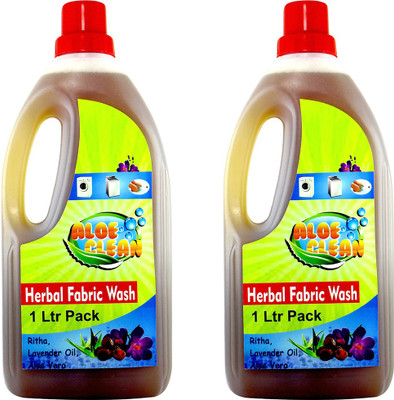 Aloe Clean Herbal Fabric Wash(Pack Of 2) - Contain Reetha + Lavender Oil + Aloe Vera Juice Aloe Vera Fabric Softener(1 L, Pack of 2)
Aloe Clean Herbal Fabric Wash(Pack Of 2) - Contain Reetha + Lavender Oil + Aloe Vera Juice Aloe Vera Fabric Softener(1 L, Pack of 2)