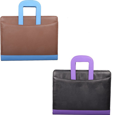 COI leatherite brown/blue and black/purple leatherite file folder and resume folder for documents and certificate for office executive folder and interview document file and folders for students with Free writing pad and pen ( set of 2 )(Set Of 2, Brown,
COI leatherite brown/blue and black/purple leatherite file folder and resume folder for documents and certificate for office executive folder and interview document file and folders for students with Free writing pad and pen ( set of 2 )(Set Of 2, Brown,