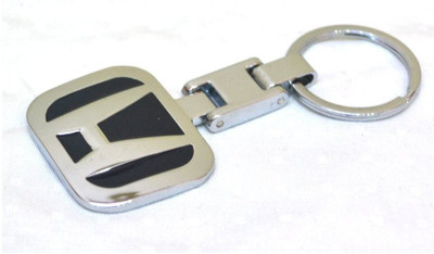 eShop24x7 HONDA Heavy Metal imported key ring chrome car logo Key Chain