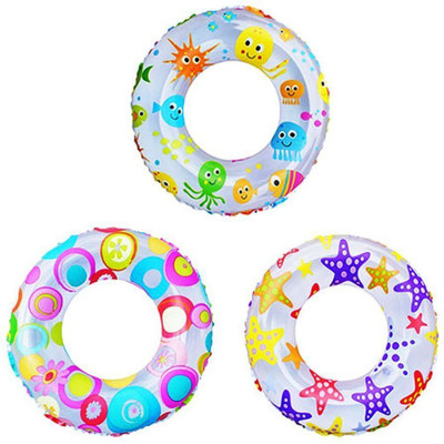 Syndicate Combo Of 3 Swimming ring Tube. 61 cm Swimming Kit
