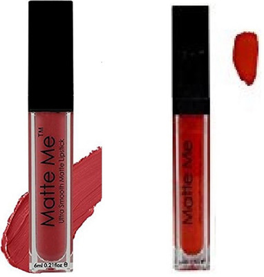 AV ADS Ultra Smooth Matte Lipstick DARK ORANGE (403), ROSE BLOSSOM (409)(3.8 ml, DARK ORANGE, ROSE BLOSSOM)