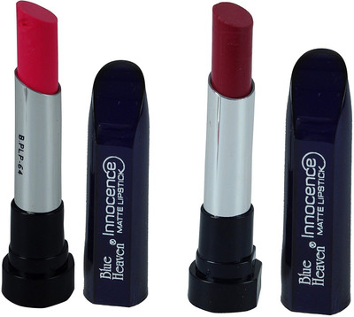 AV Blue Heaven Combo of 2pc Innocence Matte Lipstick 3.5 GM (PINK-04)( DARK PURPLE-05)(Pink, Dark Purple, 3.5 g)
AV Blue Heaven Combo of 2pc Innocence Matte Lipstick 3.5 GM (PINK-04)( DARK PURPLE-05)(Pink, Dark Purple, 3.5 g)