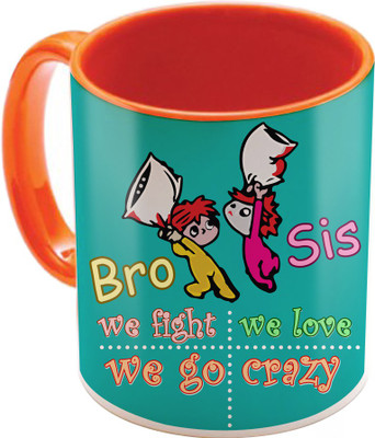 SKY TRENDS Raksha Bandhan Gift For Sister St-17 Ceramic Mug(350 ml), Multicolor
SKY TRENDS Raksha Bandhan Gift For Sister St-17 Ceramic Mug(350 ml), Multicolor