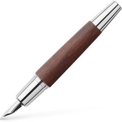 Faber-Castell 148210 Emotion Pearwood Dark Brown Fountain Pen