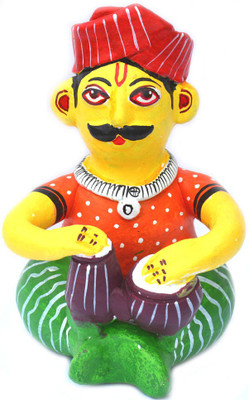 Art Godaam Terracotta Hand painted Musical statue Decorative Showpiece - 14 cm(Terracotta, Multicolor)
Art Godaam Terracotta Hand painted Musical statue Decorative Showpiece - 14 cm(Terracotta, Multicolor)