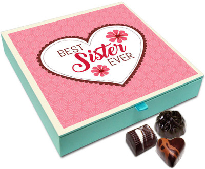 Chocholik Rakhi Gift Box - Best Sis Ever Chocolate Box For Brother / Sister - 9pc Truffles(108 g)
Chocholik Rakhi Gift Box - Best Sis Ever Chocolate Box For Brother / Sister - 9pc Truffles(108 g)
