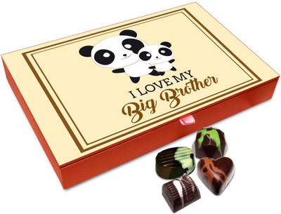 Chocholik Rakshabandan Gift Box - I Love My Big Bro Chocolate Box For Brother / Sister - 12pc Truffles(144 g)
Chocholik Rakshabandan Gift Box - I Love My Big Bro Chocolate Box For Brother / Sister - 12pc Truffles(144 g)