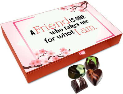Chocholik Friendship Gift - A Friends Like You The Way You Are Chocolate Box - 12 Pc Truffles(144 g)
Chocholik Friendship Gift - A Friends Like You The Way You Are Chocolate Box - 12 Pc Truffles(144 g)