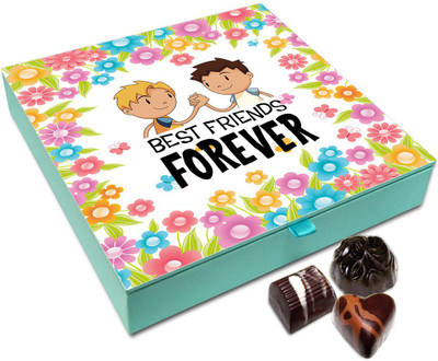 Chocholik Friendship Gift - You And Me Best Friends Forever Chocolate Box For Friends - 9 Pc Truffles(108 g)
Chocholik Friendship Gift - You And Me Best Friends Forever Chocolate Box For Friends - 9 Pc Truffles(108 g)