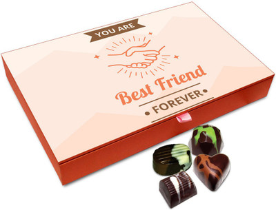 Chocholik Friendship Gift - You Are Best Friend Forever Chocolate Box - 12 Pc Truffles(144 g)
Chocholik Friendship Gift - You Are Best Friend Forever Chocolate Box - 12 Pc Truffles(144 g)
