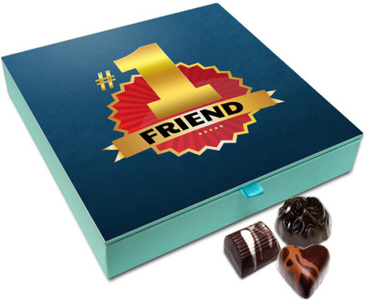 Chocholik Friendship Gift Box - You Are My No.1 Friend Chocolate Box - 9pc Truffles(108 g)
Chocholik Friendship Gift Box - You Are My No.1 Friend Chocolate Box - 9pc Truffles(108 g)
