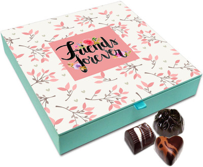 Chocholik Friendship Gift Box - We Will Be Friends Forever Chocolate Box - 9pc Truffles(108 g)
Chocholik Friendship Gift Box - We Will Be Friends Forever Chocolate Box - 9pc Truffles(108 g)