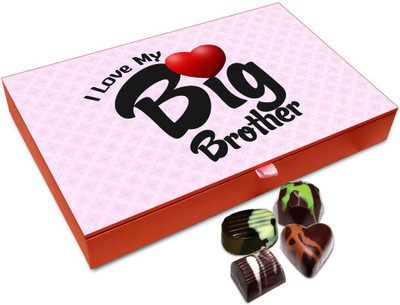 Chocholik Rakhi Gift Box - Lucky To Have Big Bro Chocolate Box For Brother / Sister - 12pc Truffles(144 g)
Chocholik Rakhi Gift Box - Lucky To Have Big Bro Chocolate Box For Brother / Sister - 12pc Truffles(144 g)