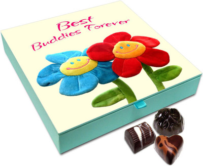Chocholik Friendship Gift - Best Buddies Forever Chocolate Box For Friends - 9 Pc Truffles(108 g)
Chocholik Friendship Gift - Best Buddies Forever Chocolate Box For Friends - 9 Pc Truffles(108 g)
