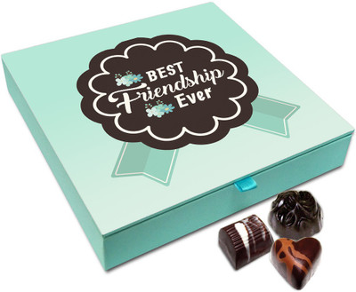 Chocholik Friendship Gift Box - We Have the Best Friendship Chocolate Box - 9pc Truffles(108 g)
Chocholik Friendship Gift Box - We Have the Best Friendship Chocolate Box - 9pc Truffles(108 g)
