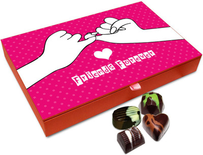 Chocholik Friendship Gift - We Will Be Best Of Friends Forever Chocolate Box - 12 Pc Truffles(144 g)
Chocholik Friendship Gift - We Will Be Best Of Friends Forever Chocolate Box - 12 Pc Truffles(144 g)